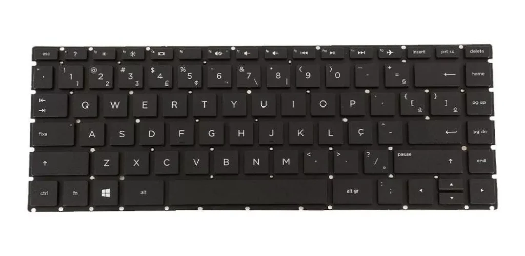 Teclado para notebook HP 246 G6 | Preto ABNT2