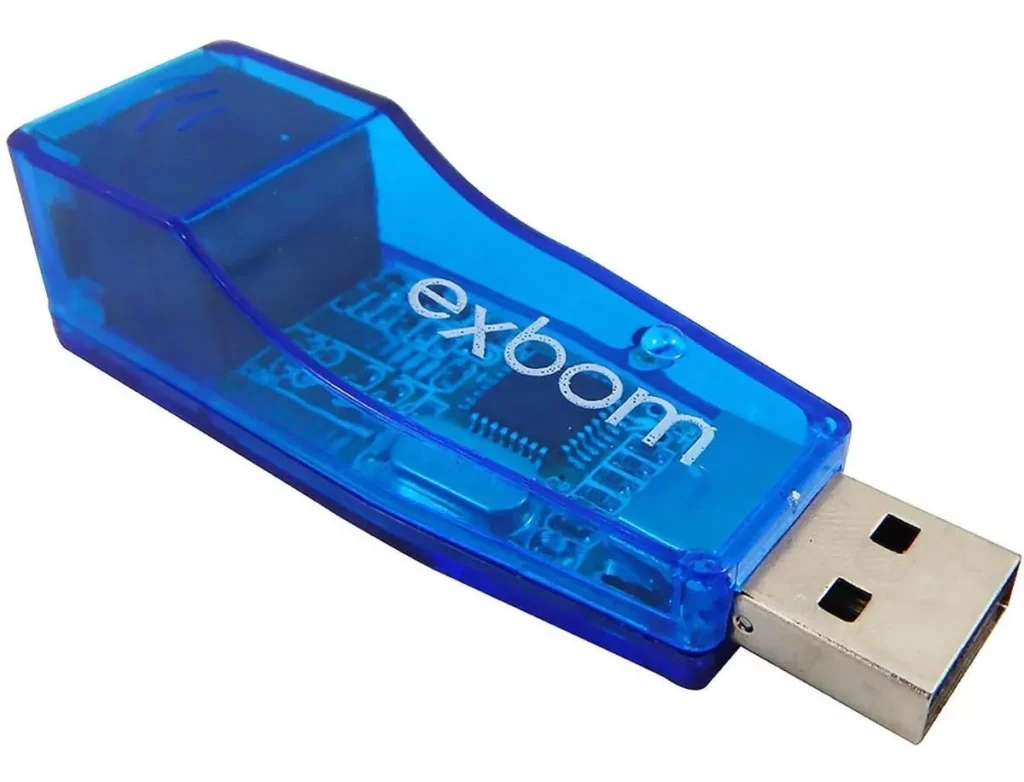 Adaptador Usb Para Rede Cabo Lan Ethernet Rj45 Exbom Ul-100