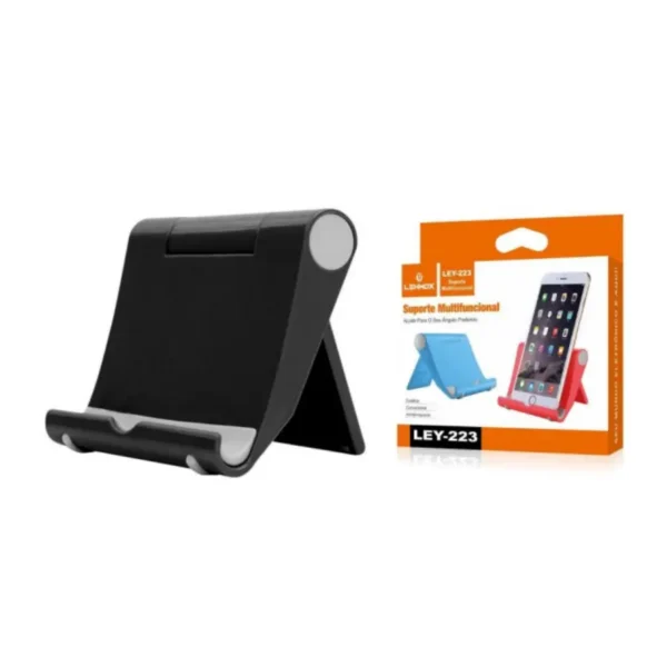 SUPORTE PARA CELULAR DE MESA MULTIFUNCIONAL LEHMOX